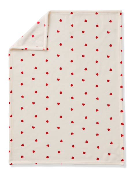 Plaid imprimé polaire personnalisable blanc imprimé+marron imprimé+multicolore+rouge imprimé 19 - vertbaudet enfant 
