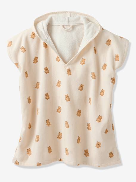 Poncho de bain bébé personnalisable PETIT OURS, avec coton recyclé blanc imprimé 7 - vertbaudet enfant 