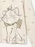 T-shirt manches longues fille Disney Marie les Aristochats écru 3 - vertbaudet enfant 