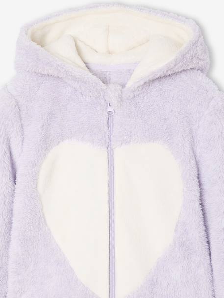 Surpyjama fille sherpa Kawaii lilas 4 - vertbaudet enfant 