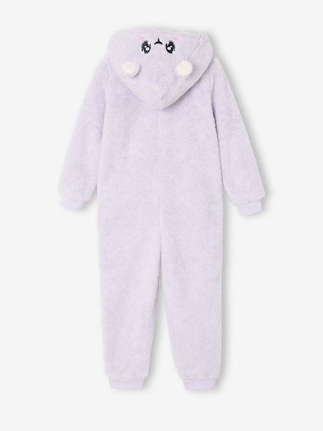 Surpyjama fille sherpa Kawaii lilas 3 - vertbaudet enfant 
