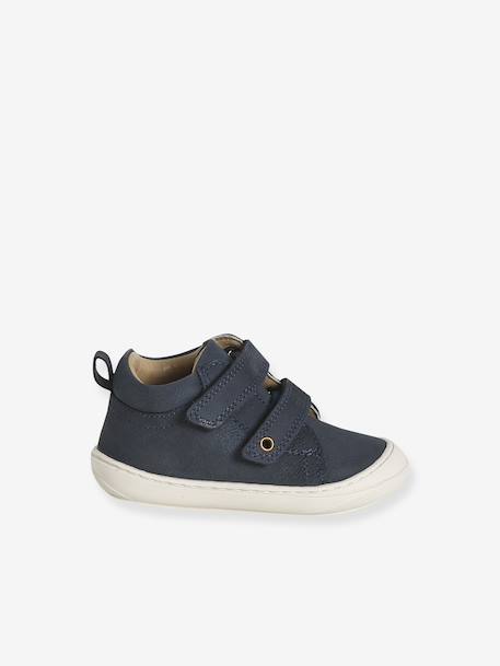Chaussures premiers pas bébé scratchs bleu+bleu électrique+marine 12 - vertbaudet enfant 