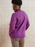 Pull col rond grossesse maille jersey avec laine anthracite+fuchsia 7 - vertbaudet enfant 
