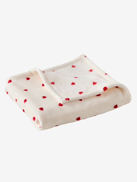 Plaid imprimé polaire personnalisable blanc imprimé+marron imprimé+multicolore+rouge imprimé 22 - vertbaudet enfant 