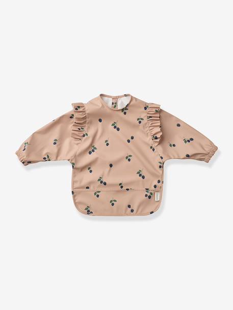 Bavoir à manches Merle - blanc+blush+écru+jaune imprimé+rose+rose pâle 14 - vertbaudet enfant 