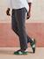 Pantalon de grossesse cigarette bandeau sans couture gris+noir 3 - vertbaudet enfant 