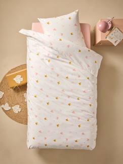 Linge de maison et décoration-Linge de lit enfant-Housse de couette-Parure housse de couette et taie d'oreiller HIRONDELLES