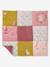 Tapis de sol / fond de parc patchwork LAPIN ENCHANTÉ vieux rose 1 - vertbaudet enfant 