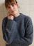 Pull col rond grossesse maille jersey avec laine anthracite+fuchsia 4 - vertbaudet enfant 
