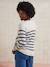 Pull style marinière grossesse et allaitement ouvertures raglan beige chiné+marine 7 - vertbaudet enfant 