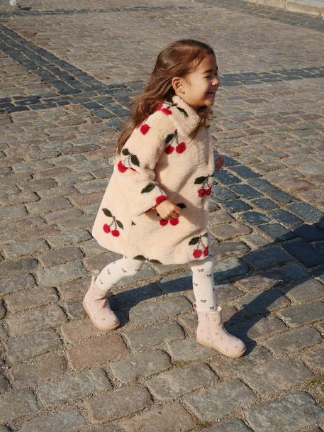 Manteau Fuzzie écru 4 - vertbaudet enfant 