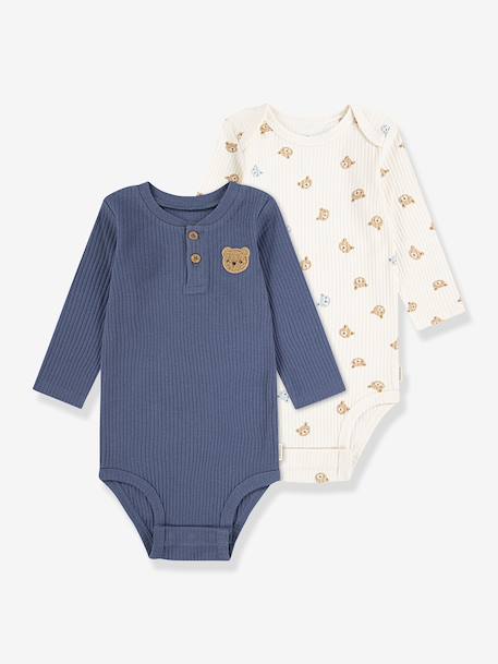 Bébé-Lot de 2 bodies manches longues