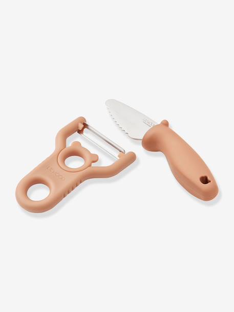 Pertense set couteau+ épluche légume rose 1 - vertbaudet enfant 