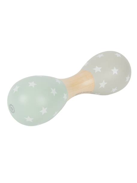 Hochets en bois lot de 2 - motif faon Igel+Reh+Star dust 17 - vertbaudet enfant 
