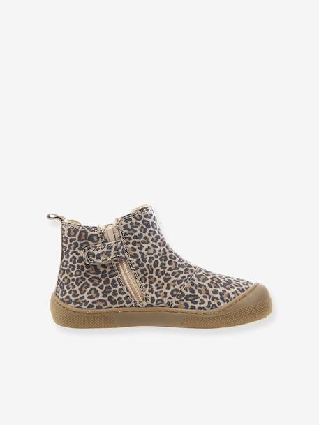 Boots Barefoot Glitty marron+or+taupe 11 - vertbaudet enfant 