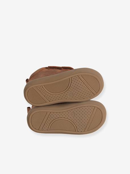 Chaussures premiers pas bébé velcro beige+bleu+bleu électrique+chocolat+lot beige+lot marron+lot vert+marron+ocre+vert+vert sauge 51 - vertbaudet enfant 
