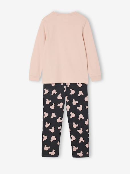 Pyjama bicolore Disney Minnie fille Rose/gris anthracite 4 - vertbaudet enfant 