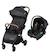 Duo poussette naissance citadine et siège auto sunlite duo Graphite mineral 1 - vertbaudet enfant 