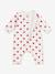Combinaison ouatinée bébé en coton imprimé coeurs blanc 1 - vertbaudet enfant 