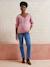 Pull réversible devant/dos grossesse et allaitement Bleu lavance+vieux rose 17 - vertbaudet enfant 