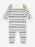 Pyjama bébé mixte en velours imprimé rayures marine 2 - vertbaudet enfant 