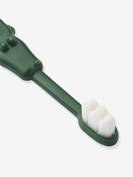 Fabio set de brosses à dents rose+vert 5 - vertbaudet enfant 