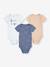 Lot de 3 bodies manches courtes bleu 1 - vertbaudet enfant 