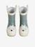 Bottes de pluie bébé détails ludiques rayé marine+vert imprimé 10 - vertbaudet enfant 