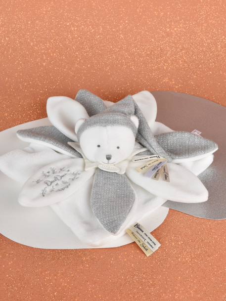 Doudou 25 ans - OURS ARGENT - Pantin attache-sucette argent 2 - vertbaudet enfant 