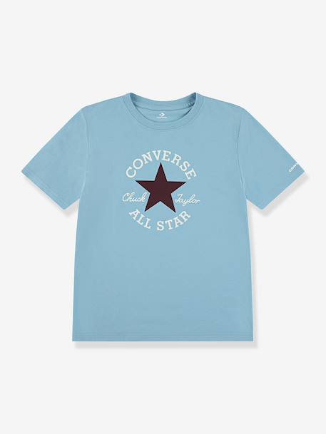 T-shirt Chuck patch bleu chiné 1 - vertbaudet enfant 