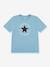 T-shirt Chuck patch bleu chiné 1 - vertbaudet enfant 