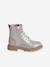 Bottines enfant fille synthétique lacées et zippées or 6 - vertbaudet enfant 