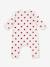 Combinaison ouatinée bébé en coton imprimé coeurs blanc 3 - vertbaudet enfant 