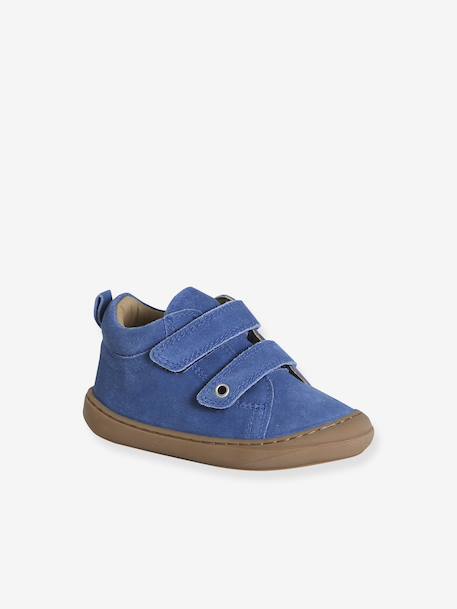 Chaussures premiers pas bébé velcro beige+bleu+bleu électrique+chocolat+lot beige+lot marron+lot vert+marron+ocre+vert+vert sauge 12 - vertbaudet enfant 