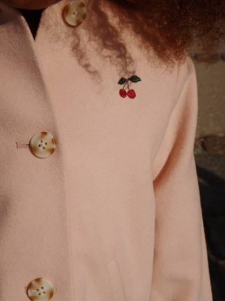 Manteau Novella rose 4 - vertbaudet enfant 