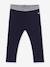 Jegging bébé en coton uni marine 1 - vertbaudet enfant 