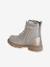Bottines enfant fille synthétique lacées et zippées or 3 - vertbaudet enfant 