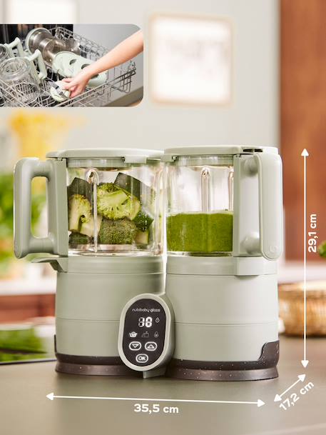 Nutribaby Glass + 2 babybols biosourcés 250 ml vert 2 - vertbaudet enfant 