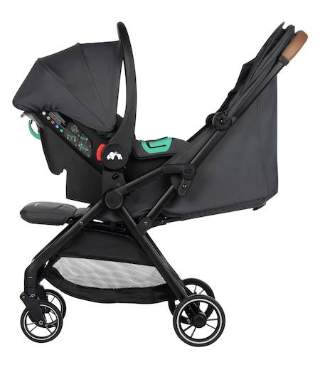 Duo poussette naissance citadine et siège auto sunlite duo Graphite mineral 2 - vertbaudet enfant 