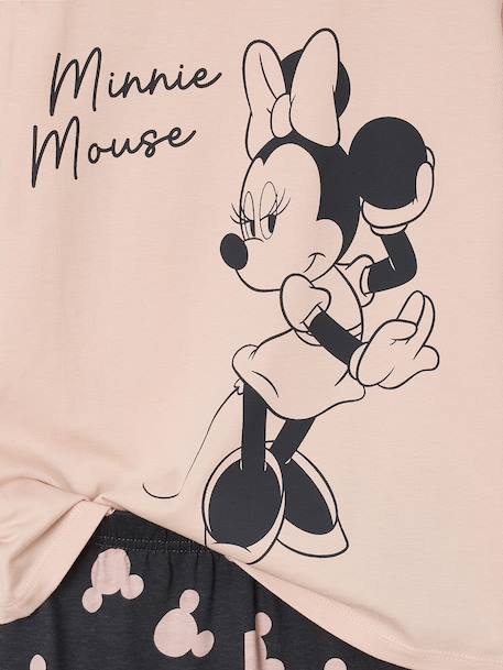 Pyjama bicolore Disney Minnie fille Rose/gris anthracite 5 - vertbaudet enfant 