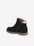 Boots bébé fille cuir zippées noir+or 3 - vertbaudet enfant 