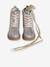 Bottines enfant fille synthétique lacées et zippées or 5 - vertbaudet enfant 