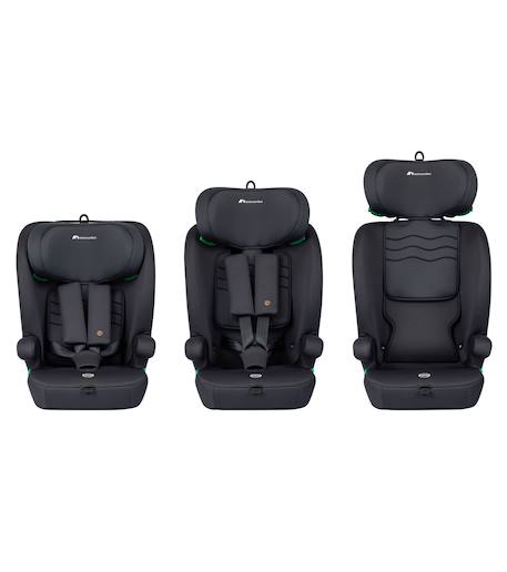 Siège auto enfant eros i-safe à partir de 15 mois Mineral black 2 - vertbaudet enfant 