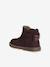 Boots bébé fille cuir zippées beige imprimé+bordeaux+CAMEL+marine+noir 12 - vertbaudet enfant 
