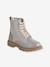 Bottines enfant fille synthétique lacées et zippées or 2 - vertbaudet enfant 