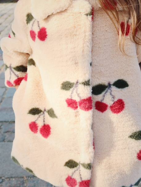Manteau Fuzzie écru 3 - vertbaudet enfant 