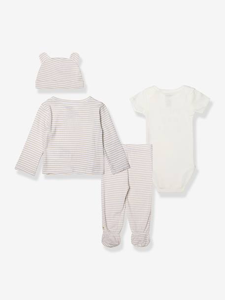 Ensemble bébé 4 pièces beige 2 - vertbaudet enfant 