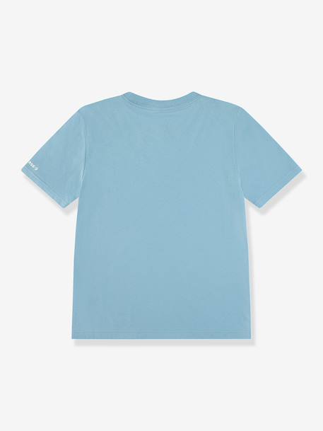 T-shirt Chuck patch bleu chiné 2 - vertbaudet enfant 