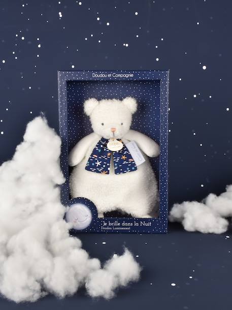 CLAIR DE LUNE - Ours Doudou 26 cm - blanc 1 - vertbaudet enfant 