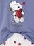 Pyjama fille Peanuts Snoopy bleu grisé/imprimé 5 - vertbaudet enfant 